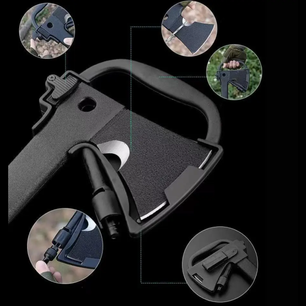 Hacha táctica con accesorios - Axium